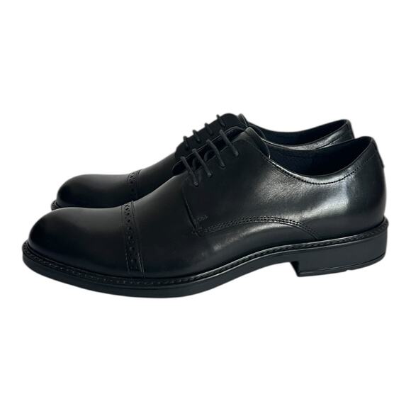 Ecco Vitrus III Cap Toe Oxford Black Leather Shoes Men Size 42 EU main image 9